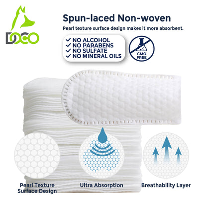 DOCO® VET'S NATURAL EAR WIPES